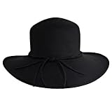 BLACK FLOPPY WIDE BRIM HAT WITH TWISTED TASSEL 31AWhbS29pL. SL160 BLACK FLOPPY WIDE BRIM HAT WITH TWISTED TASSEL