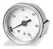 Industrial Grade 4UA46 Panel Gauge, U Clamp, 2 1/2 In, 100 Psi