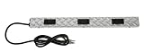 Designers Edge L-817 Heavy Duty Diamond Plated 5 Outlet Strip Model