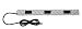 Designers Edge L-817 Heavy Duty Diamond Plated 5 Outlet Strip Model