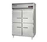 Victory RA-2D-S7-HD Reach-In Refrigerator - Self Contained - 52 Inch - 2 Section with Half Height Solid Doors