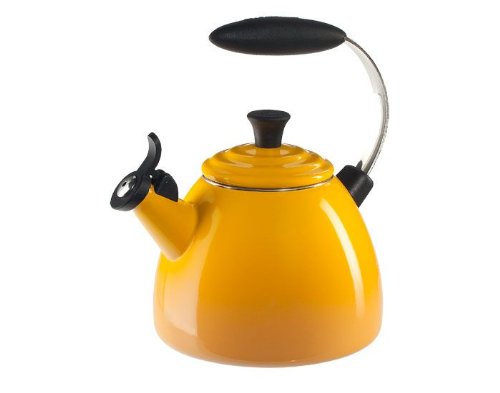 Le Creuset Enamel-on-Steel Whistling Teakettle Dijon