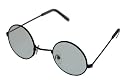 New John Lennon Style Clear Sunglasses Retro Lens w/ Micro Case
