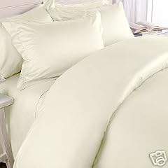 Solid Ivory with Woven Dots 600 Thread Count Full/q