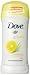 Dove go fresh Energizing Antiperspirant / Deodorant, Grapefruit & Lemongrass Scent,  2.6 Ounce Stick (Pack of 4)