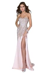 Maternity Modest Crystals Crystal Applique Beaded Lace  Chiffon/Taffeta/Tulle Evening Dress/Prom Dress  With a Bow(s)