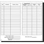 Motor vehicle mileage log, 576 trips, 7-1/2 x 6-3/4, 48 pages