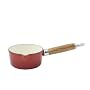 Chasseur Cast Iron 14cm, 0.75ltr Chilli Red Milk Pan Without Lid