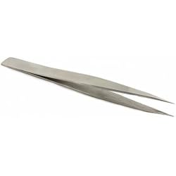 Tweezers Beading Stringing Diamond Stainless Steel Tool