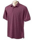 Devon & Jones Men's Oxford Polo D190 (XL / Red)