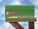 John Deere Rural Style Mailbox With Modern Stripe