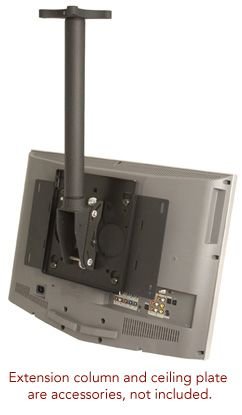 Chief Single Flat Panel Ceiling Mount for 30-55 inch Screens (Black) MCS