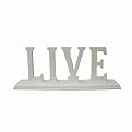 Decorative Word - Live (White)