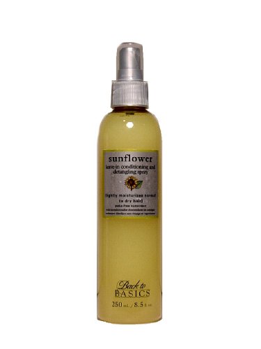 Back to Basics Sunflower Detangler Leave-In Conditioner 8.5 Ounces