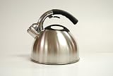 Creative Home Ellipse 2.8 Qt Stainless Steel Whistling Tea Kettle