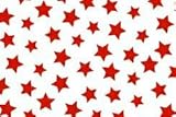 SheetWorld Fitted Pack N Play (Graco Square Playard) Sheet - Primary Stars Red On White Woven - Made In USA