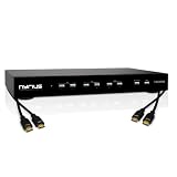 Nyrius NSW500 All-in-one HD 1080p Video Selector Switch, 6-input, supports HDMI, VGA, Component, RCA-Composite and S-Video & Two Bonus Nyrius NWHD300 High Speed HDMI 1.4 Cables