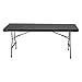 Lifetime Products 280350 Commercial Stacking Folding Table, 6', Black