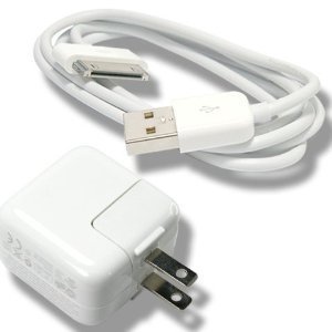 Apple iPad 10W USB Power Charger Adapter for iPad with data dock cable A1357 + MA591G Apple iPad 10W USB Power Charger Adapter for iPad with data dock cable A1357 + MA591G