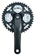 Shimano FC-M410 Alivio 7/8sp crankset, JIS-104x175mm black