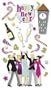 Jolees  Boutique Le Grande Dimensional Stickers, Happy New Year