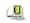 14K White Gold Genuine Emerald-cut Peridot Men's Men's Ring - Size 7