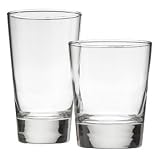Libbey Geo Heavy Base Tumblers, Set of 16