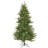 6.5 X 47 Prelit Mixed Country Pine Slim Tree with Clear Lights