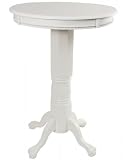 Florence Pub Table (White) (42H x 30W x 30D)