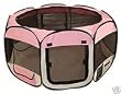 Pink Pet Tent Exercise Pen Playpen Dog Crate XS Pink Pet Tent Exercise Pen Playpen Dog Crate XS