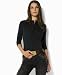 Lauren Jeans Co. Long-Sleeve Bib-Front Shirt