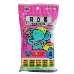 【クリックで詳細表示】そうじっこ 日立用5枚入り MC-02： ホーム＆キッチン