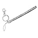 Leegoal Rhinestone Crystal Bling Wrist Strap Key Chain (Silver)