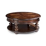 IMAGE OF Bernhardt Furniture 574-015 Dallas Round Cocktail Coffee Table,