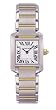 Cartier Women's W51007Q4 Tank Francaise Stainless Steel and 18K Gold Watch