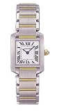 Cartier Women's Tank Francaise Stainless Steel and 18K Gold Watch #W51007Q4