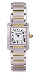 Cartier Women's W51007Q4 Tank Francaise Stainless Steel and 18K Gold Watch