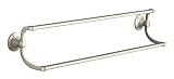 KOHLER K-11413-BN Bancroft 24-Inch Double Towel Bar, Vibrant Brushed Nickel