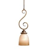 31AXPNryi%2BL. SL160  Mont Blanc AW   1 Light Mini Pendant Lighting Fixture   Aged Walnut Bronze   B2606