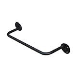 〔INK-1401173H〕　タオルバー ステップ　アイアン製　【本体サイズ：W300*D80*H38】