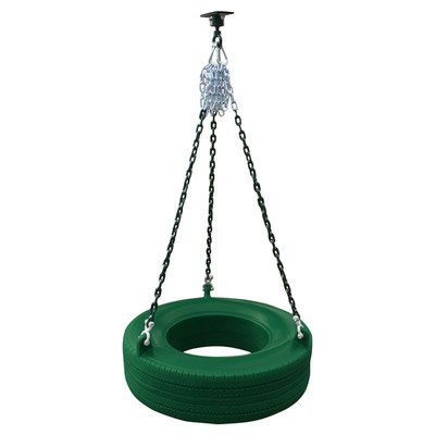 Commercial Grade Tire Swing Color: Green
