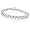 1.00ct TDW Diamond S-Link Tennis Bracelet in 14K White Gold- 6.5" (H-I , I1-I2)