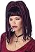 Demonika Goth Wig in Burgundy with Black - Great Gothic Costume Wig