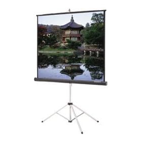 70INX70IN Picture King Tri-pod Screen Matte White & Keystone Elim.