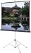 70INX70IN Picture King Tri-pod Screen Matte White & Keystone Elim.