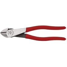 Klein D248-8 8-Inch Standard High-Leverage Diagonal Cutting Angled Head Pliers