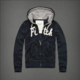 Abercrombie & Fitch アバクロ メンズ パーカー フーディー [ネイビー/Fitchロゴ] 並行輸入品 Mサイズ