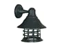 Kenroy Home 80600BRZ Gridline One-Light Medium Wall Lantern with Gridlines Linear Open Cage, Bronze Finish