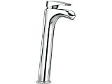 La Toscana by Paini 86CR205LLWFLFEX Ultra Modern Novello Tall Waterfall Faucet, Chrome