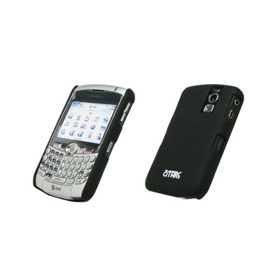 Premium Custom Blackberry Curve 8300 , 8310 , 8320, 8330 Stealth Cover Polycarbonate Shell Hard Case, Jet Black